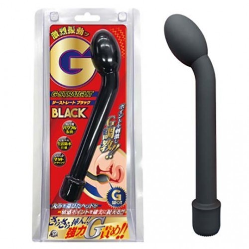 G-Straight Vibrator G-spot vibe Black