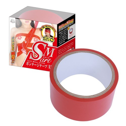 SMart Bondage Tape Red BDSM restraint tape