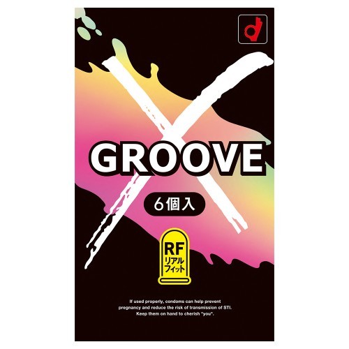 日本岡本 GROOVE X 真‧貼身 (日本版) 6 片 乳膠安全套