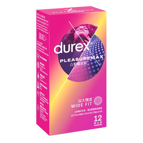 Durex Pleasuremax 12's Pack Latex Condom