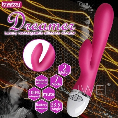 Dreamer 7频震动双马达G点阴蒂按摩棒