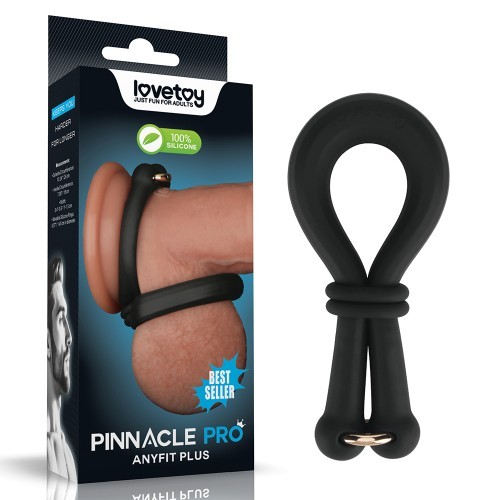 Pinnacle Pro AnyFit Plus矽胶锁精环（黑色）