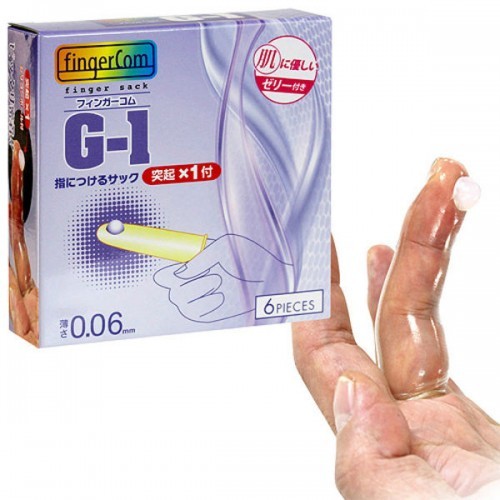 日本Finger Condom 0.06安全G點手指套G1(6片裝)