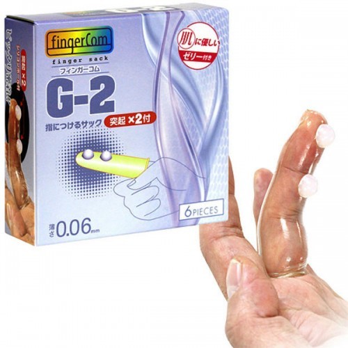 日本Finger Condom 0.06安全G点手指套G2(6片装)