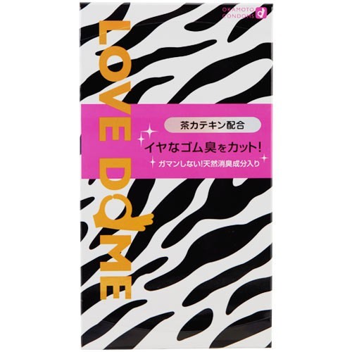 Okamoto Love Dome Zebra Green condoms 12pcs