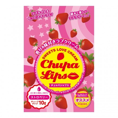 日本 CHUPA LIPS 可食用口交 爱情霜(草莓味)