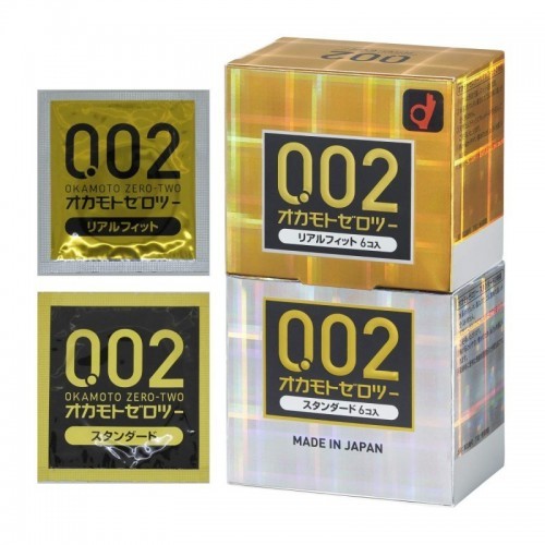 Okamoto 0.02 EX Standard and Real Fit Box of 12 
