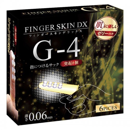 日本Finger Skin DX G-4 快感手指套 6 件装