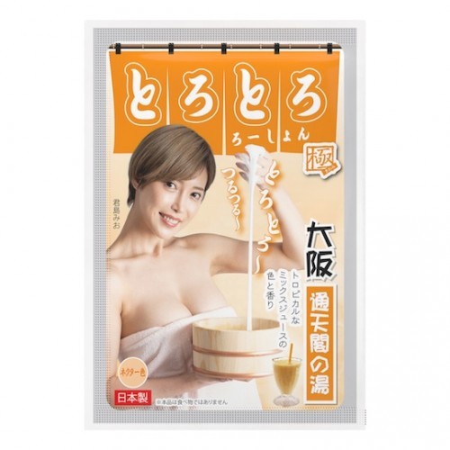 Torotoro Bath Lube Powder Tsutenkaku no YuOsaka bathhouse sensual bathing lotion