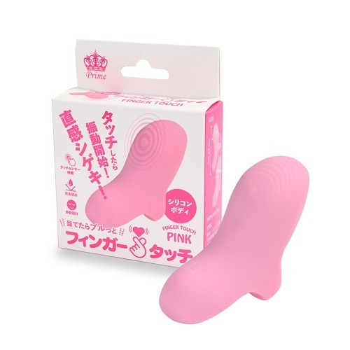 Prime Finger Touch Vibrator Pink