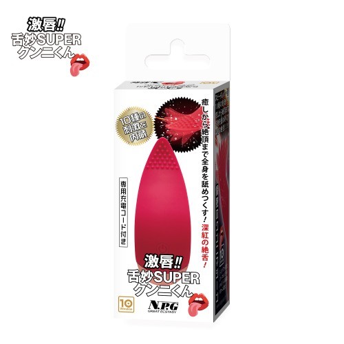 日本NPG激唇‼ 舌妙クンニくん 10种舐め振动深红の舔阴绝舌
