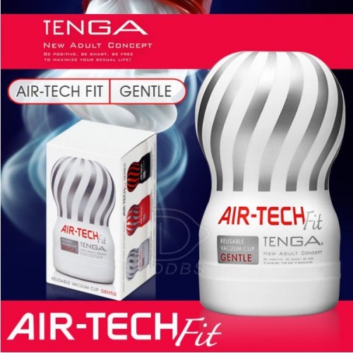 日本TENGA AIR-TECH FIT 舒适空压飞机杯-柔情型 (白) 可重复使用