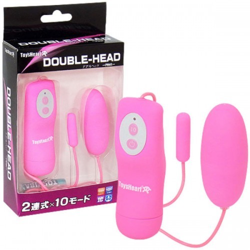 日本Toysheart Double Head 超快感奈米 双跳回忆震蛋 - 粉红色