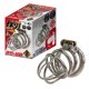 Japan A-ONE Steel Abstinence Domination Birdcage Ejaculation Management Chastity Belt | Anti-Erectile Domination Control Dog Slave Sex Slave Metal CB Lock Chastity Lock - Model A Mesh Monitoring