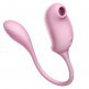 Erocome - Tucana Dual Clitoral Air Stimulator with Bullet (Pink)
